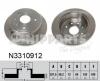 NIPPARTS N3310912 Brake Disc