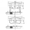 NIPPARTS J3610401 Brake Pad Set, disc brake