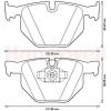 BENDIX 573228B Brake Pad Set, disc brake