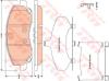 TRW GDB4142 Brake Pad Set, disc brake