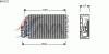 AVA QUALITY COOLING BWV272 Evaporator, air conditioning