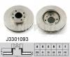NIPPARTS J3301093 Brake Disc