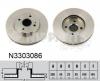 NIPPARTS N3303086 Brake Disc