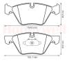 BENDIX 573151B Brake Pad Set, disc brake