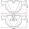 BENDIX 573224B Brake Pad Set, disc brake