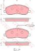 TRW GDB1627 Brake Pad Set, disc brake