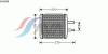 AVA QUALITY COOLING DW6088 Heat Exchanger, interior heating
