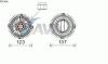 AVA QUALITY COOLING FDC446 Clutch, radiator fan