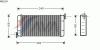 AVA QUALITY COOLING MS6109 Heat Exchanger, interior heating