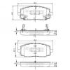 NIPPARTS J3600323 Brake Pad Set, disc brake