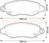 BENDIX 573015B Brake Pad Set, disc brake