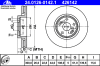 ATE 24.0126-0142.1 (24012601421) Brake Disc