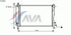 AVA QUALITY COOLING CR2080 Radiator, engine cooling