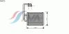 AVA QUALITY COOLING KA6076 Heat Exchanger, interior heating
