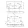 NIPPARTS J3602114 Brake Pad Set, disc brake