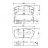 NIPPARTS J3610307 Brake Pad Set, disc brake