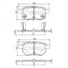 NIPPARTS J3612034 Brake Pad Set, disc brake