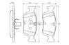 BOSCH 0986424483 Brake Pad Set, disc brake