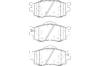 WAGNER WBP24317A Brake Pad Set, disc brake
