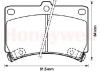 BENDIX 572145B Brake Pad Set, disc brake