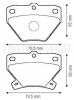 BENDIX 572450B Brake Pad Set, disc brake