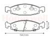 BENDIX 573077B Brake Pad Set, disc brake