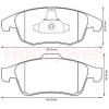 BENDIX 573192B Brake Pad Set, disc brake