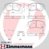 ZIMMERMANN 25348.180.2 (253481802) Brake Pad Set, disc brake