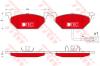 TRW GDB1658DTE Brake Pad Set, disc brake