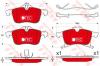 TRW GDB1668DTE Brake Pad Set, disc brake