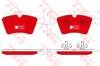 TRW GDB1797DTE Brake Pad Set, disc brake