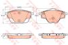 TRW GDB2034 Brake Pad Set, disc brake