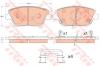 TRW GDB3540 Brake Pad Set, disc brake