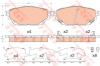 TRW GDB3611 Brake Pad Set, disc brake
