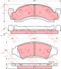 TRW GDB4049 Brake Pad Set, disc brake