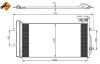 NRF 350029 Condenser, air conditioning