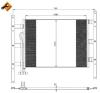 NRF 35329 Condenser, air conditioning