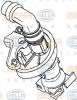 BEHR 9XL351029-021 (9XL351029021) Control Valve, coolant