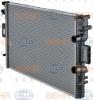 HELLA 8MK376754-401 (8MK376754401) Radiator, engine cooling