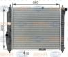 HELLA 8MK376762-641 (8MK376762641) Radiator, engine cooling