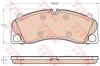 TRW GDB1952 Brake Pad Set, disc brake