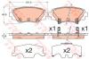 TRW GDB3593 Brake Pad Set, disc brake