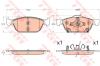 TRW GDB3600 Brake Pad Set, disc brake