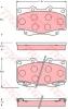 TRW GDB7222 Brake Pad Set, disc brake