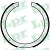 LPR 01098 Brake Shoe Set, parking brake