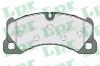 LPR 05P1738 Brake Pad Set, disc brake