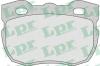 LPR 05P742 Brake Pad Set, disc brake