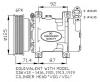 NRF 32259 Compressor, air conditioning