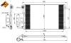 NRF 350042 Condenser, air conditioning
