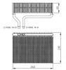 NRF 36099 Evaporator, air conditioning